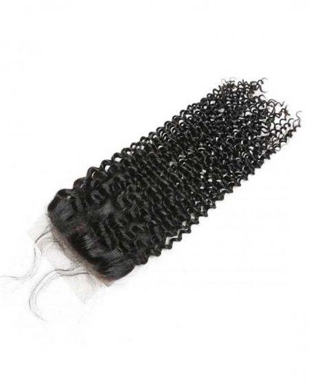 Brazilian Kinky Curly Freepart -14 inch Lace Closure